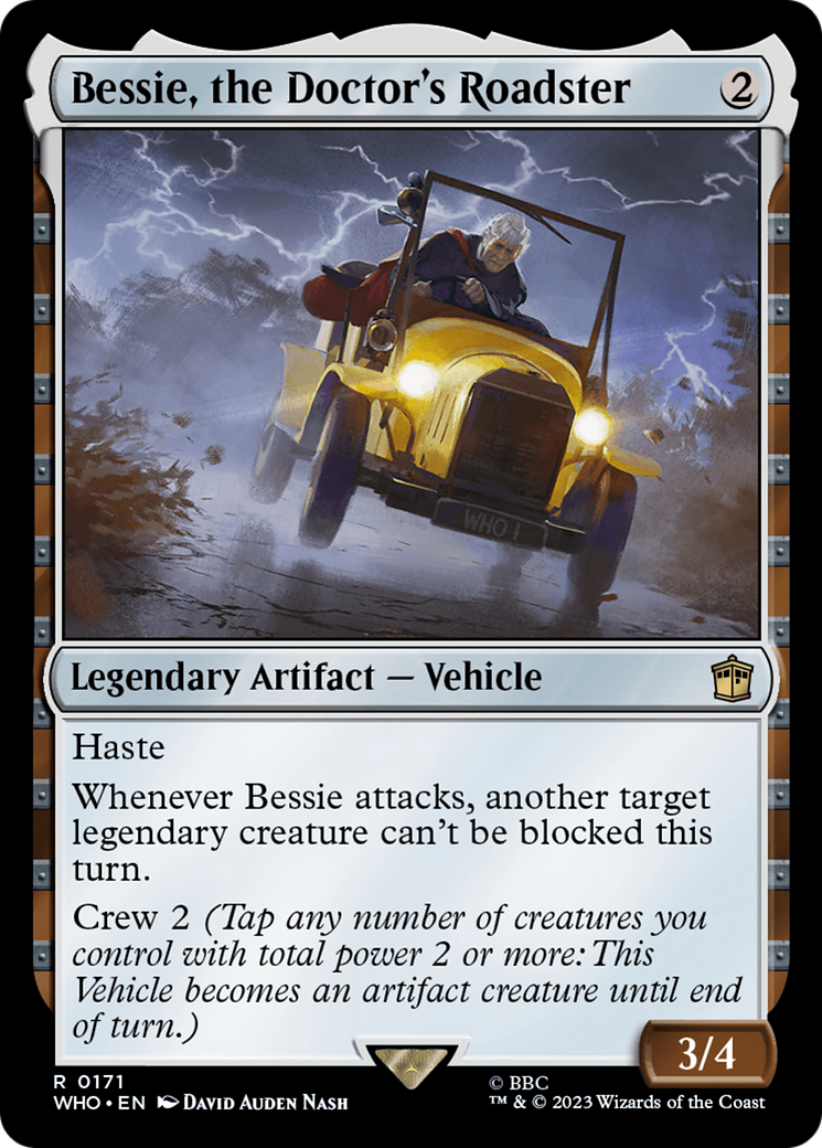 Bessie, the Doctor's Roadster [Doctor Who] | The Clever Kobold