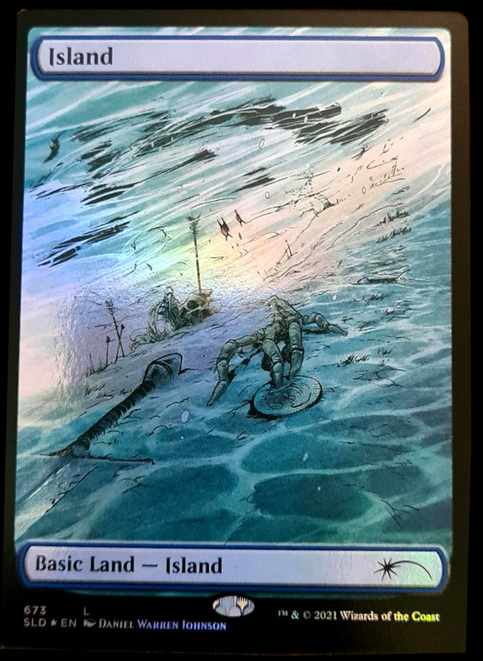 Island (673) [Secret Lair Drop Promos] | The Clever Kobold