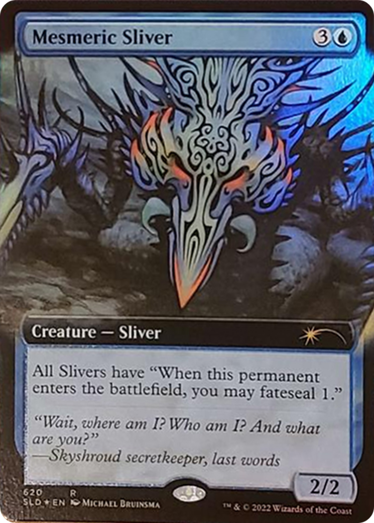 Mesmeric Sliver (Extended Art) [Secret Lair Drop Series] | The Clever Kobold