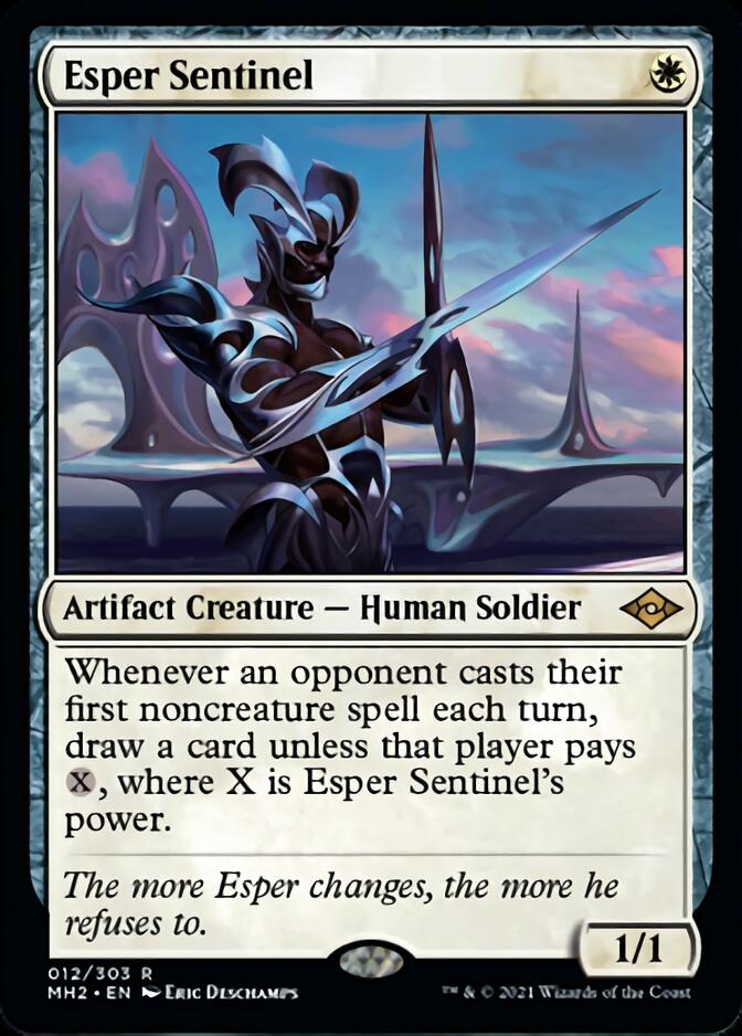 Esper Sentinel [Modern Horizons 2] | The Clever Kobold