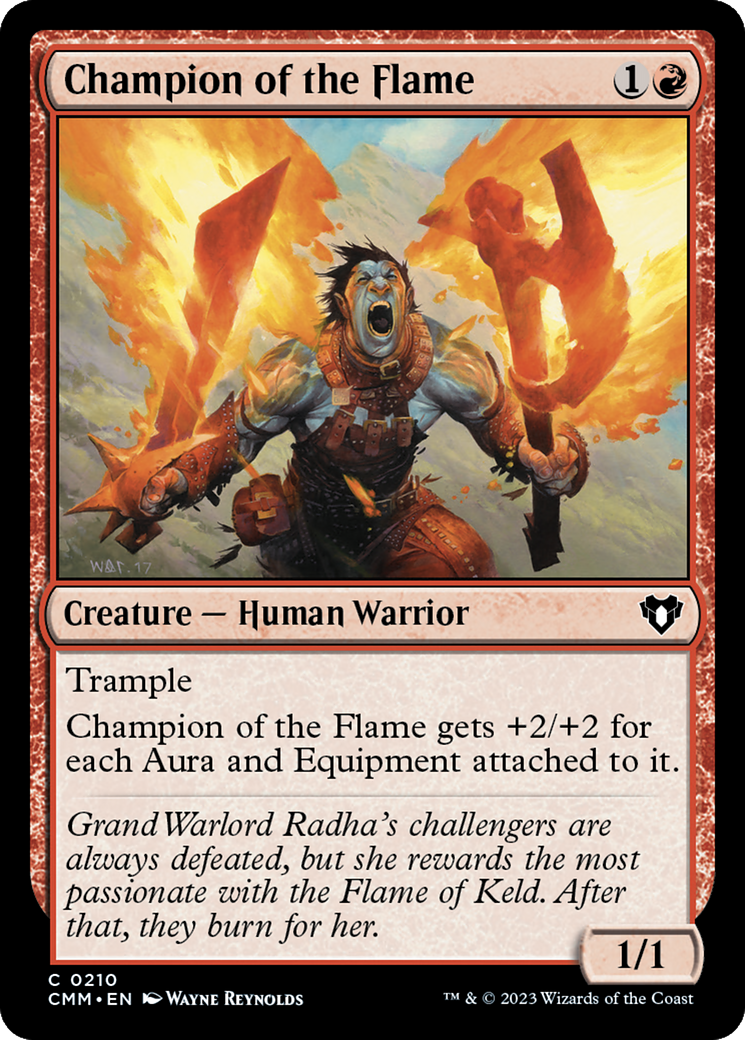 Champion of the Flame [Commander Masters] | The Clever Kobold