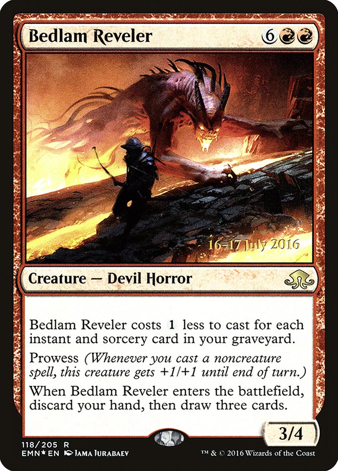 Bedlam Reveler [Eldritch Moon Prerelease Promos] | The Clever Kobold