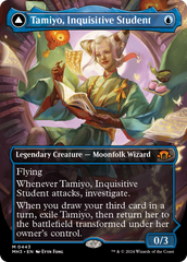 Tamiyo, Inquisitive Student // Tamiyo, Seasoned Scholar (Borderless) [Modern Horizons 3] | The Clever Kobold