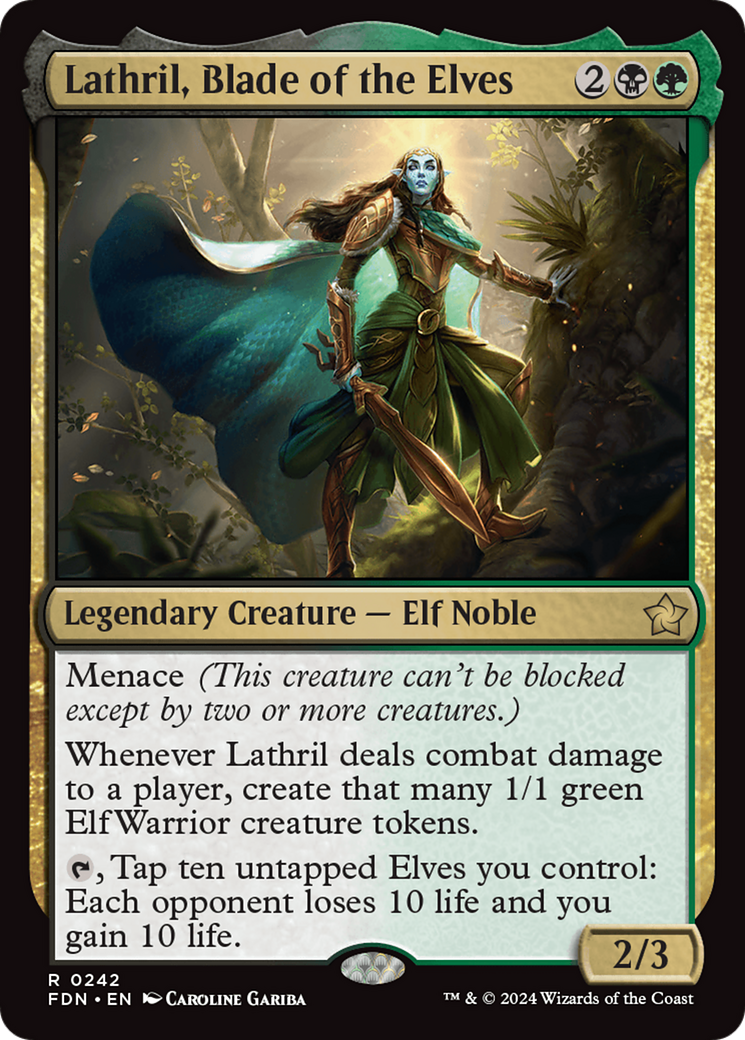 Lathril, Blade of the Elves [Foundations] | The Clever Kobold