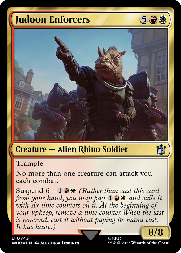 Judoon Enforcers (Surge Foil) [Doctor Who] | The Clever Kobold