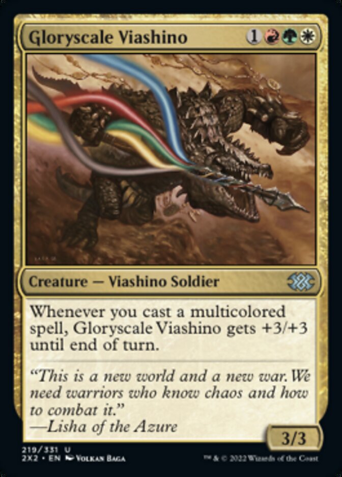 Gloryscale Viashino [Double Masters 2022] | The Clever Kobold