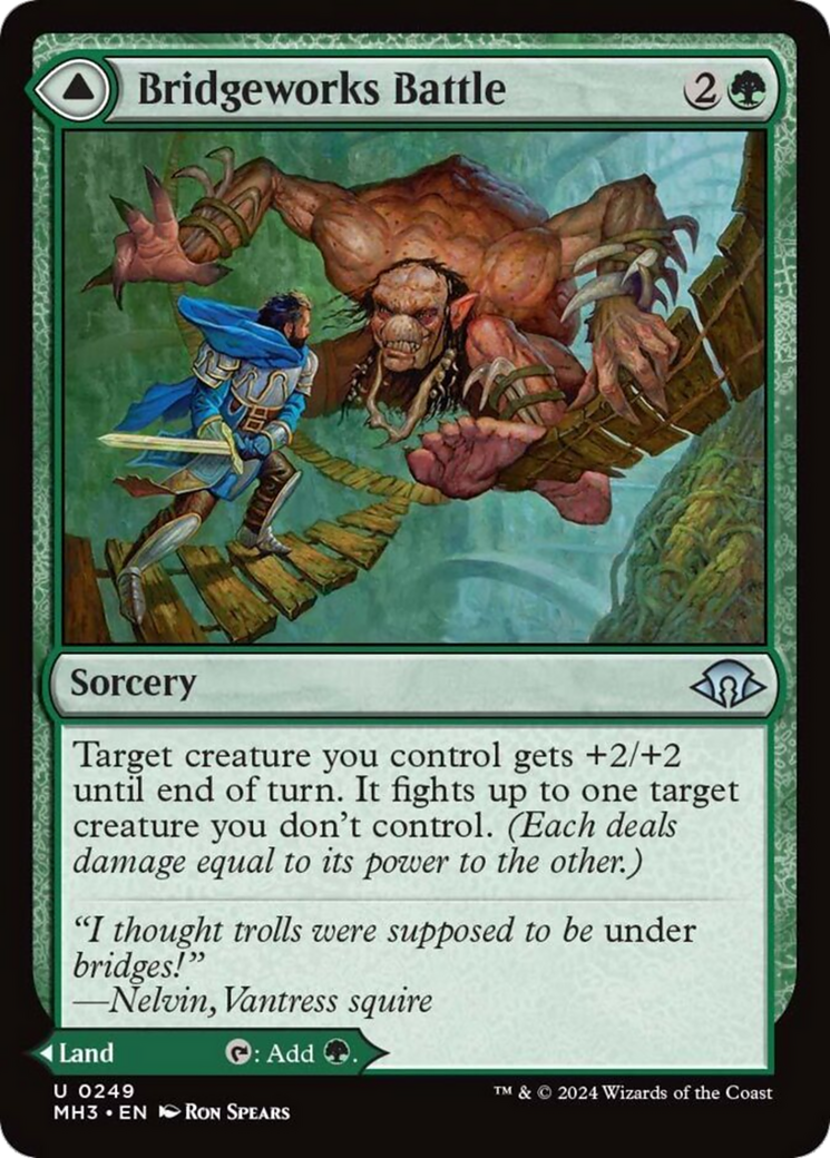 Bridgeworks Battle // Tanglespan Bridgeworks [Modern Horizons 3] | The Clever Kobold