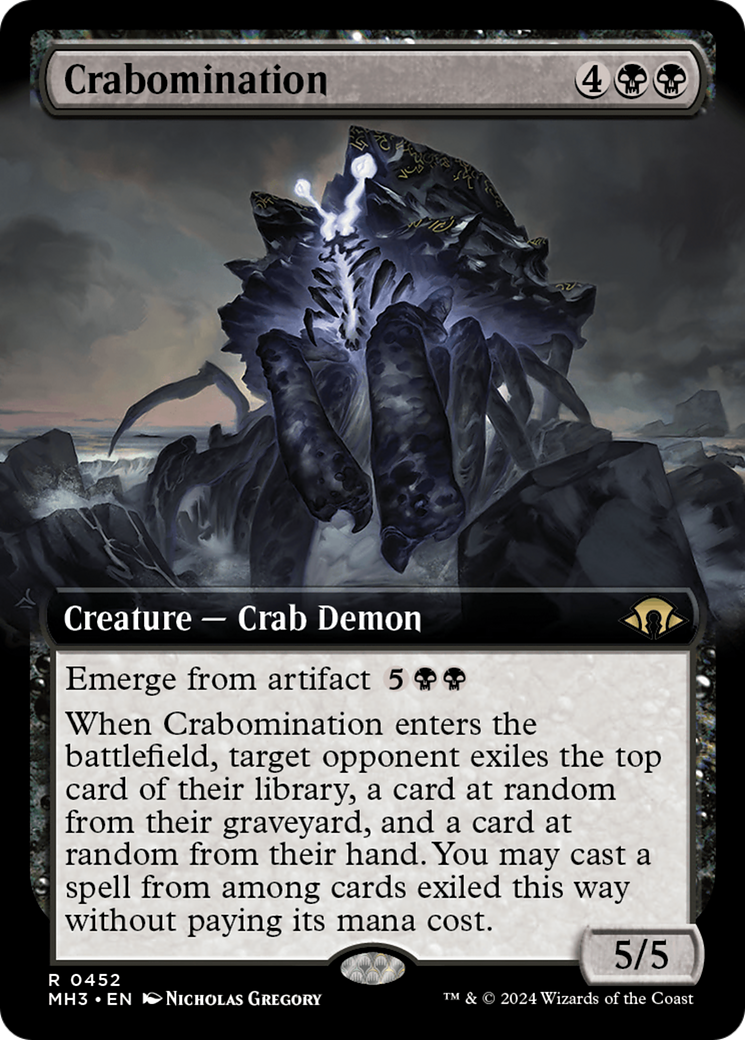 Crabomination (Extended Art) [Modern Horizons 3] | The Clever Kobold