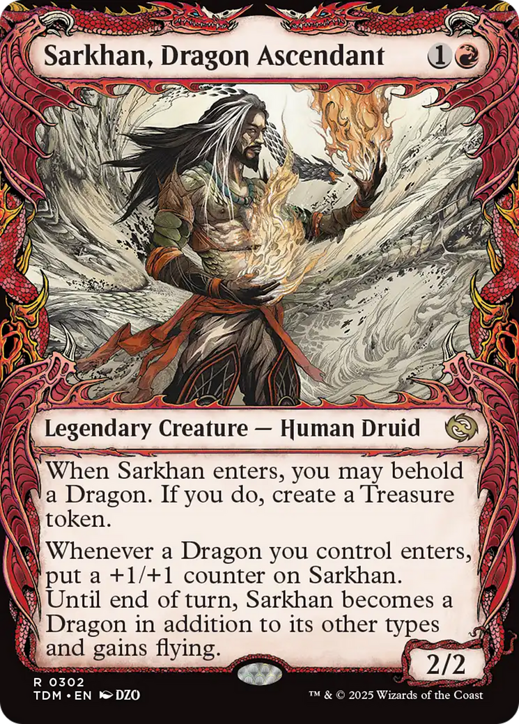 Sarkhan, Dragon Ascendant (0302) (Showcase) [Tarkir: Dragonstorm] | The Clever Kobold