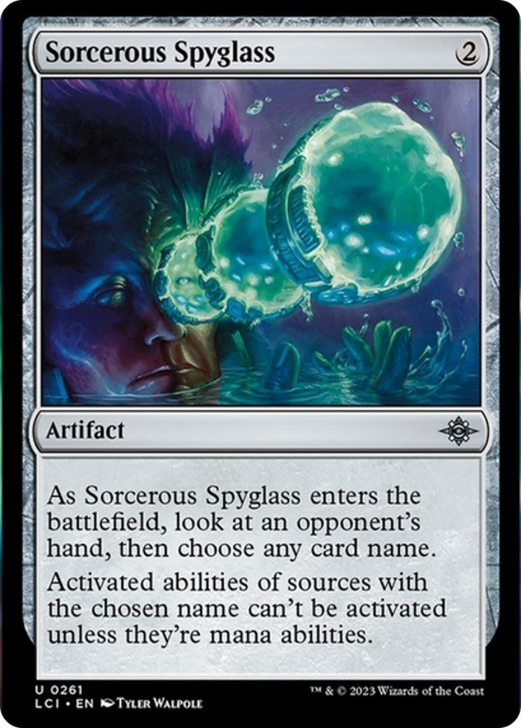 Sorcerous Spyglass [The Lost Caverns of Ixalan] | The Clever Kobold