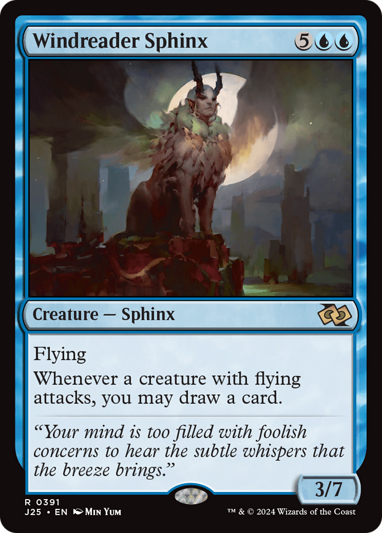 Windreader Sphinx [Foundations Jumpstart] | The Clever Kobold