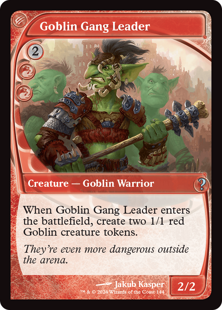 Goblin Gang Leader (Future Sight) [Mystery Booster 2] | The Clever Kobold