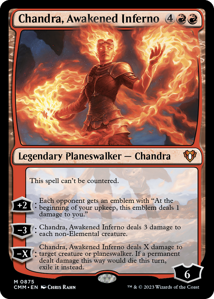 Chandra, Awakened Inferno [Commander Masters] | The Clever Kobold