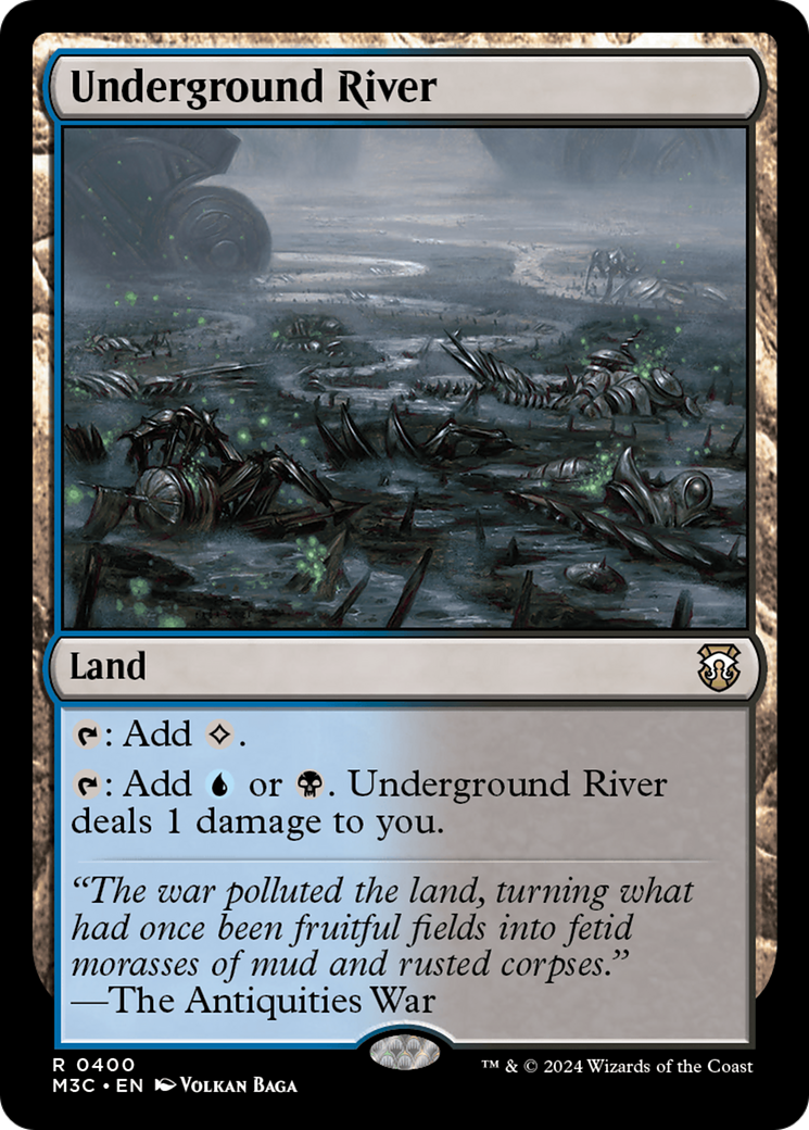 Underground River (Ripple Foil) [Modern Horizons 3 Commander] | The Clever Kobold