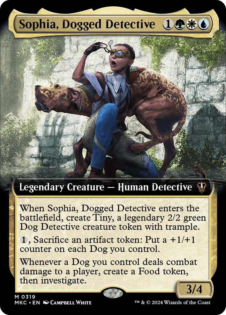 Sophia, Dogged Detective (Extended Art) [Murders at Karlov Manor Commander] | The Clever Kobold