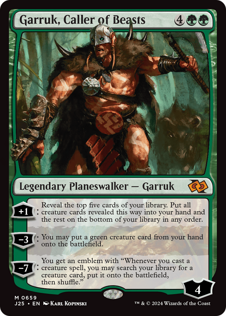 Garruk, Caller of Beasts [Foundations Jumpstart] | The Clever Kobold