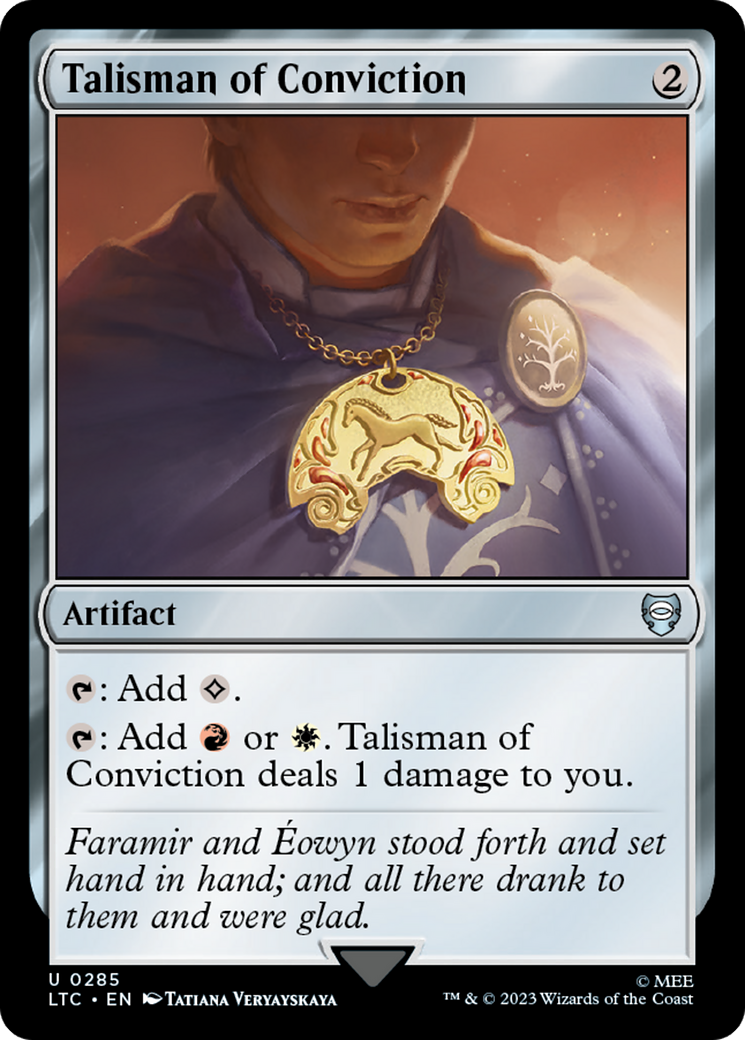 Talisman of Conviction [The Lord of the Rings: Tales of Middle-Earth Commander] | The Clever Kobold