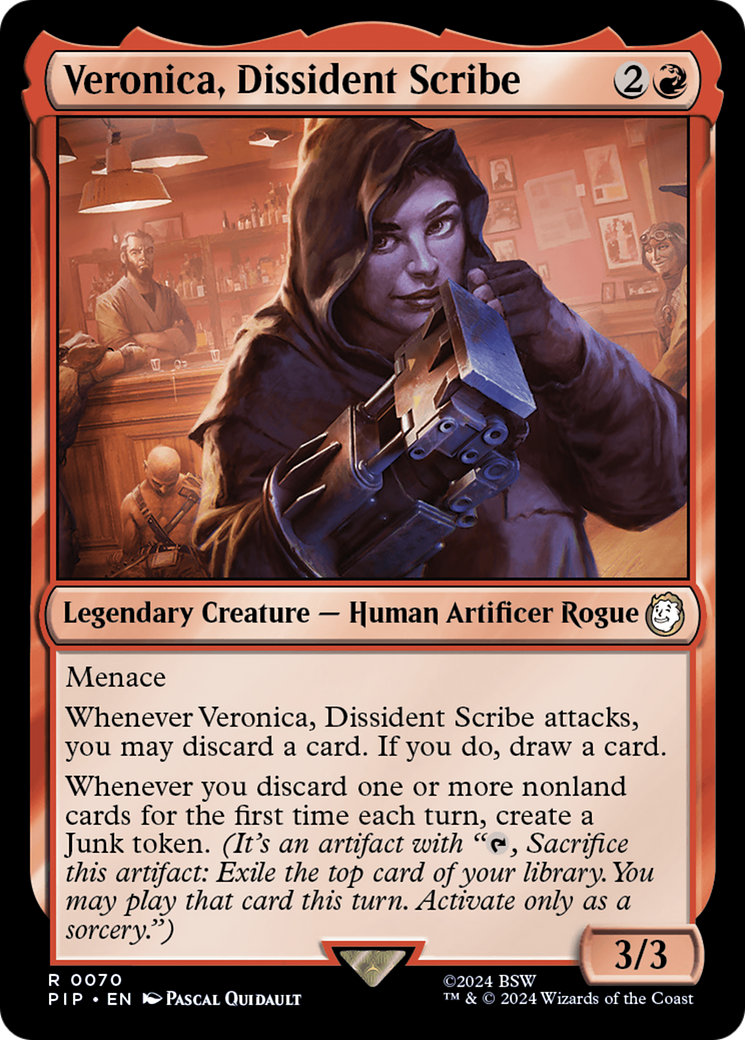 Veronica, Dissident Scribe [Fallout] | The Clever Kobold