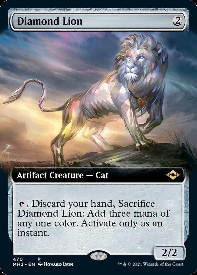 Diamond Lion (Extended Art) [Modern Horizons 2] | The Clever Kobold