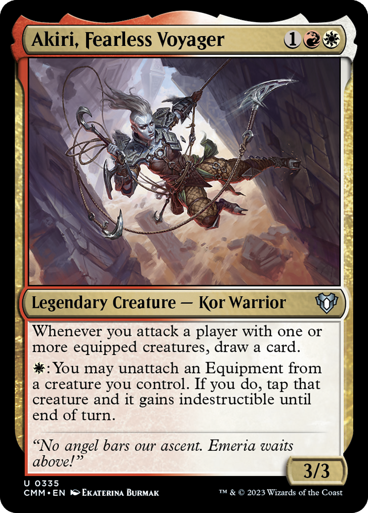 Akiri, Fearless Voyager [Commander Masters] | The Clever Kobold