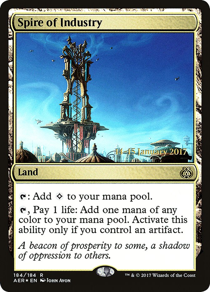 Spire of Industry [Aether Revolt Prerelease Promos] | The Clever Kobold