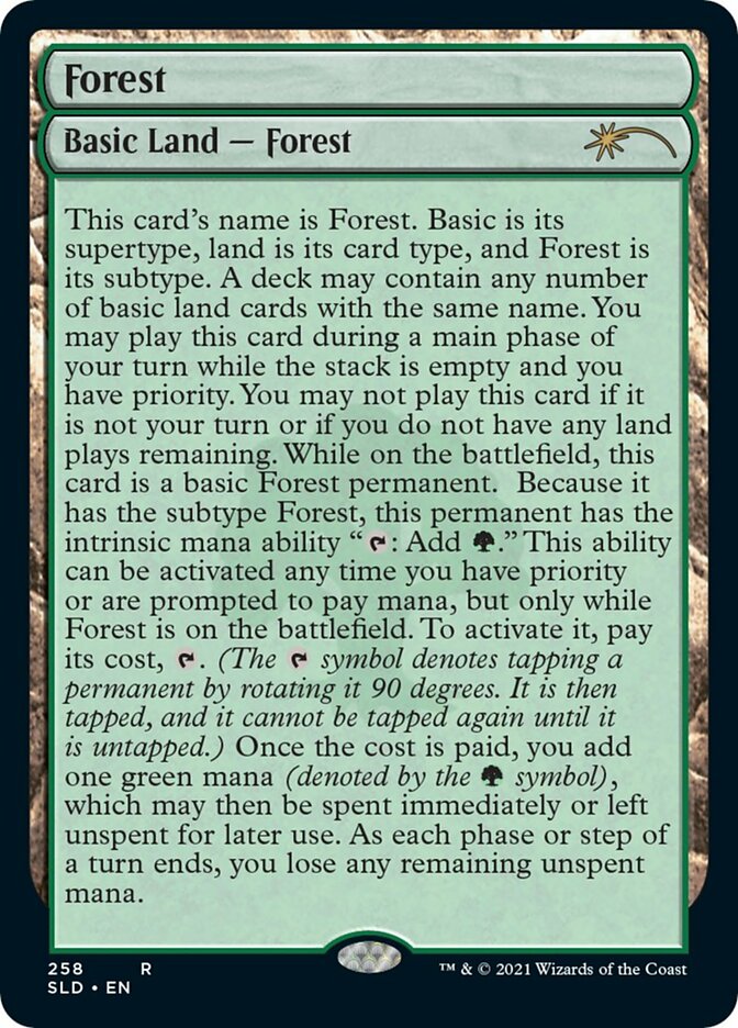 Forest (258) [Secret Lair Drop Series] | The Clever Kobold