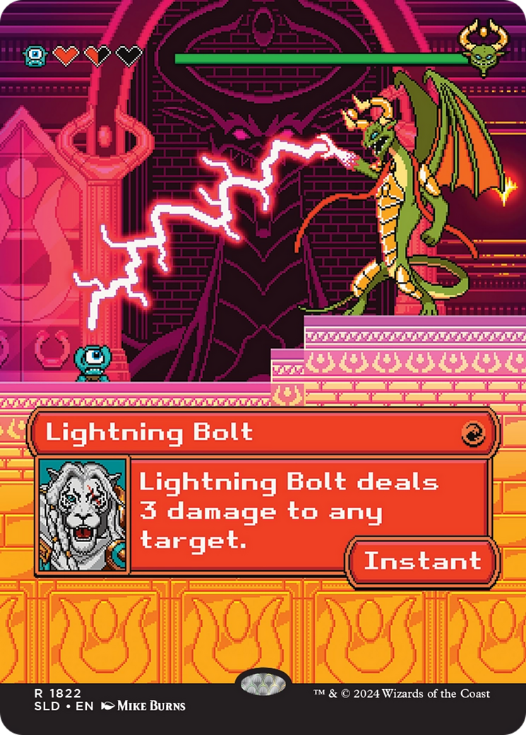 Lightning Bolt (1822) (Rainbow Foil) [Secret Lair Drop Series] | The Clever Kobold