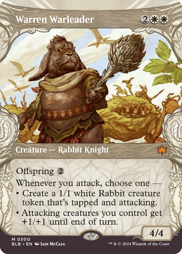 Warren Warleader (Showcase) [Bloomburrow] | The Clever Kobold