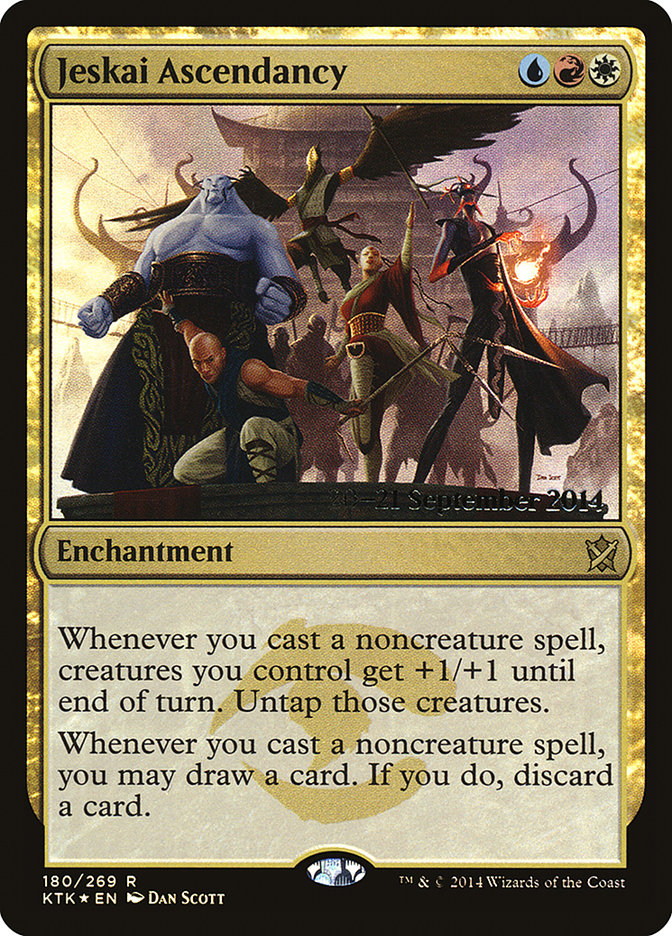 Jeskai Ascendancy [Khans of Tarkir Prerelease Promos] | The Clever Kobold