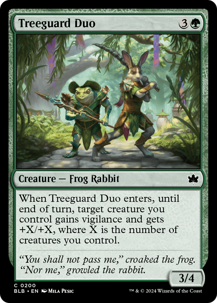 Treeguard Duo [Bloomburrow] | The Clever Kobold