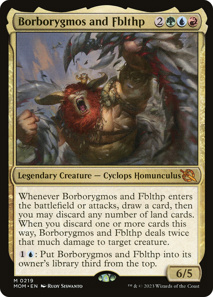 Borborygmos and Fblthp [March of the Machine] | The Clever Kobold