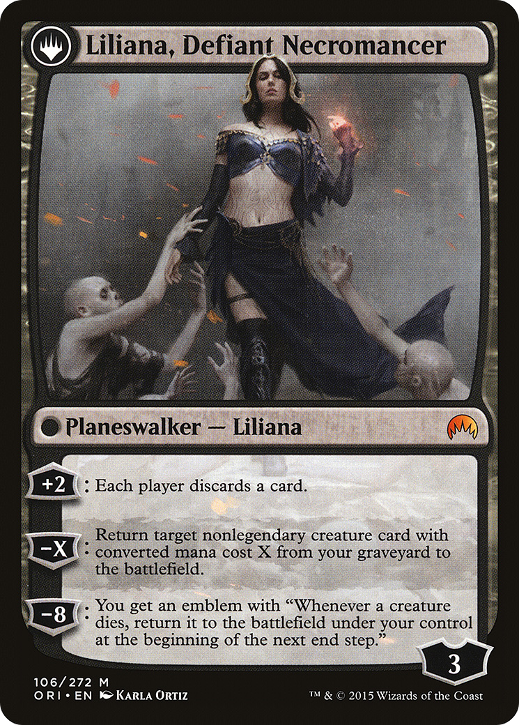 Liliana, Heretical Healer // Liliana, Defiant Necromancer [Secret Lair: From Cute to Brute] | The Clever Kobold