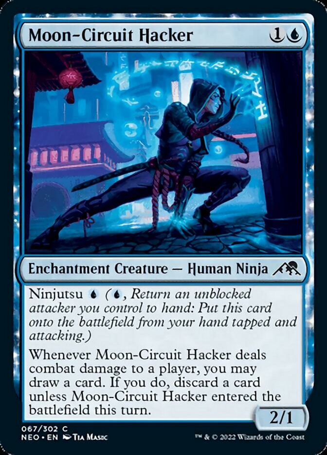 Moon-Circuit Hacker [Kamigawa: Neon Dynasty] | The Clever Kobold