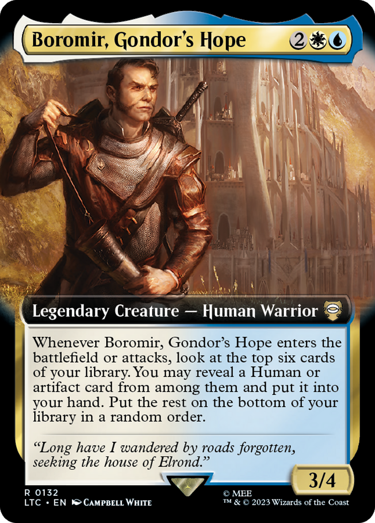 Boromir, Gondor's Hope (Extended Art) [The Lord of the Rings: Tales of Middle-Earth Commander] | The Clever Kobold