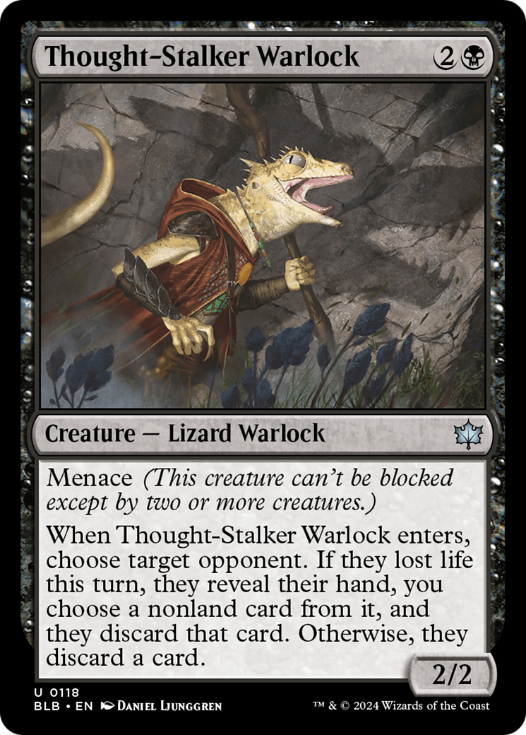 Thought-Stalker Warlock [Bloomburrow] | The Clever Kobold