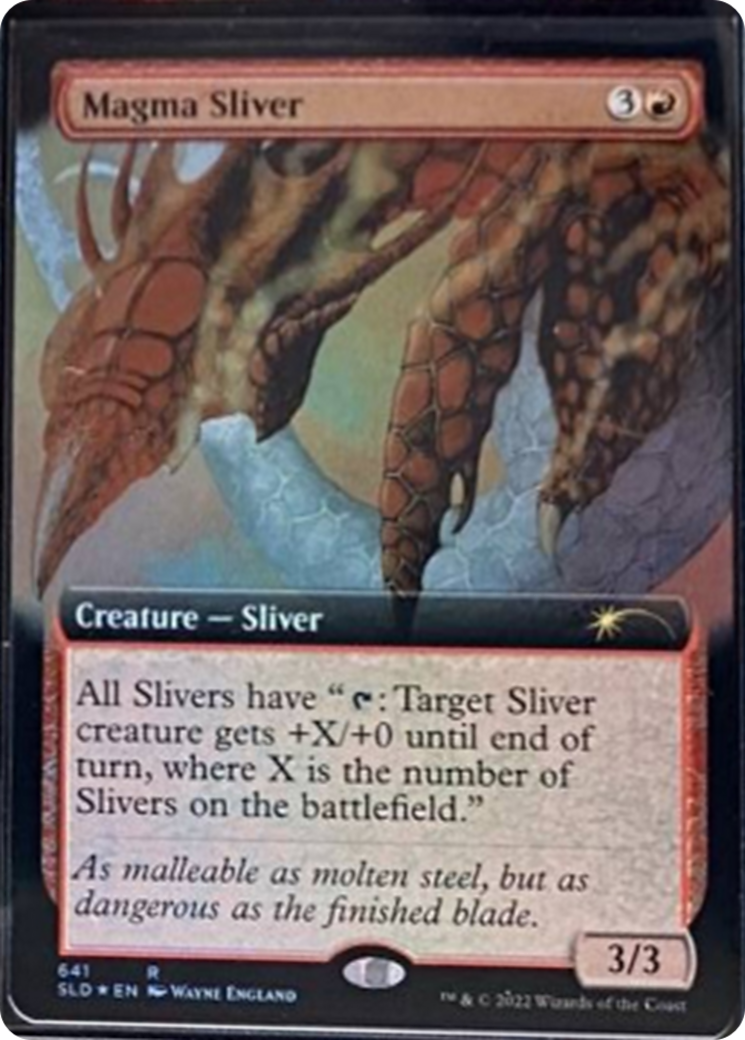 Magma Sliver (Extended Art) [Secret Lair Drop Series] | The Clever Kobold