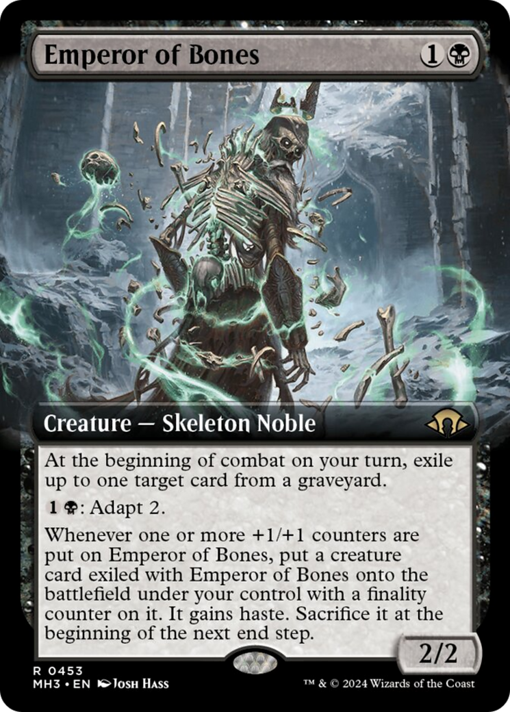 Emperor of Bones (Extended Art) [Modern Horizons 3] | The Clever Kobold