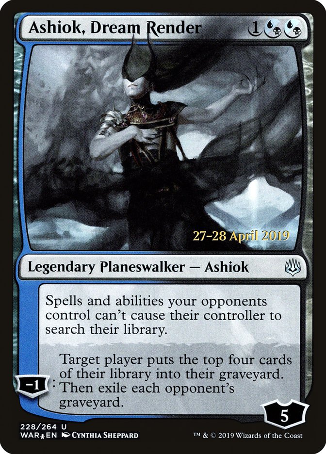 Ashiok, Dream Render [War of the Spark Prerelease Promos] | The Clever Kobold