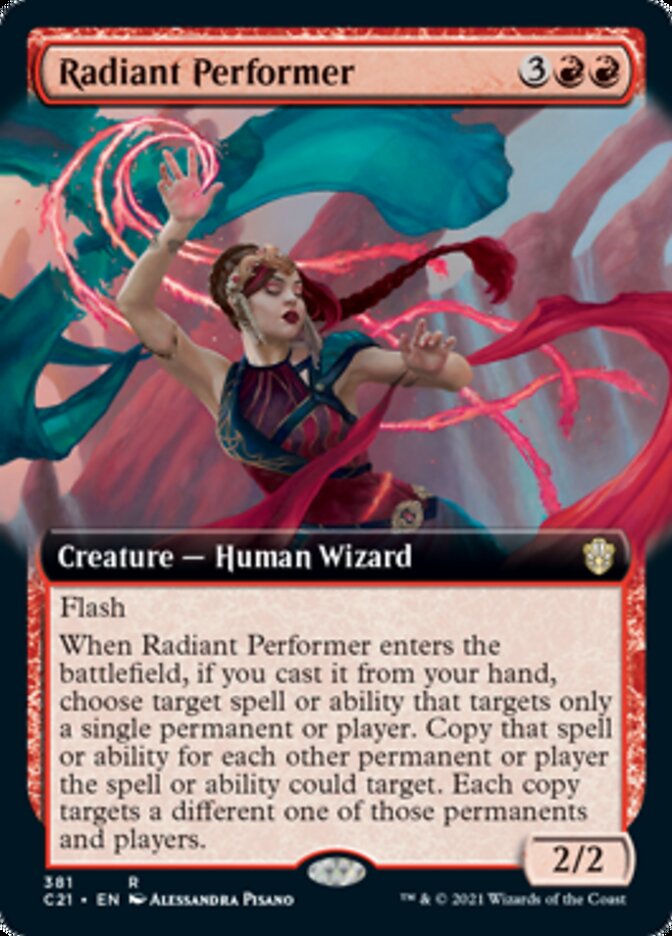 Radiant Performer (Extended Art) [Commander 2021] | The Clever Kobold