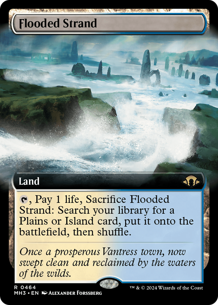 Flooded Strand (Extended Art) [Modern Horizons 3] | The Clever Kobold