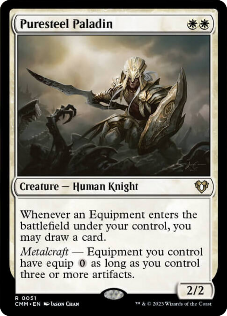 Puresteel Paladin [Commander Masters] | The Clever Kobold