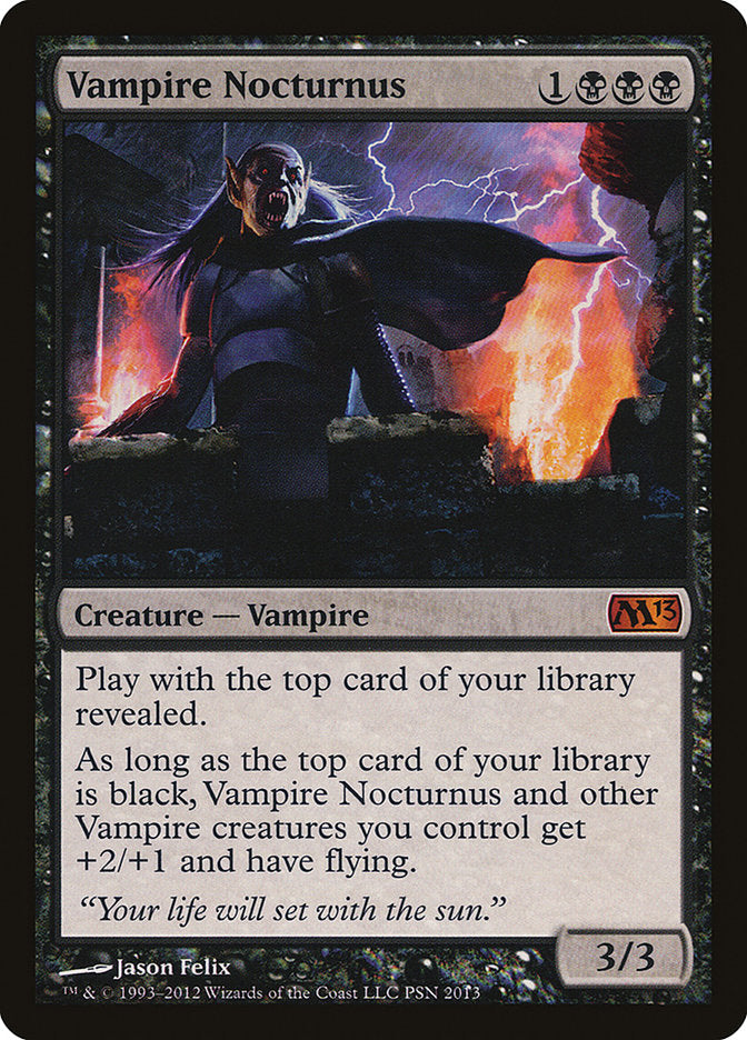 Vampire Nocturnus (Duels of the Planeswalkers Promos) [Duels of the Planeswalkers Promos 2012] | The Clever Kobold