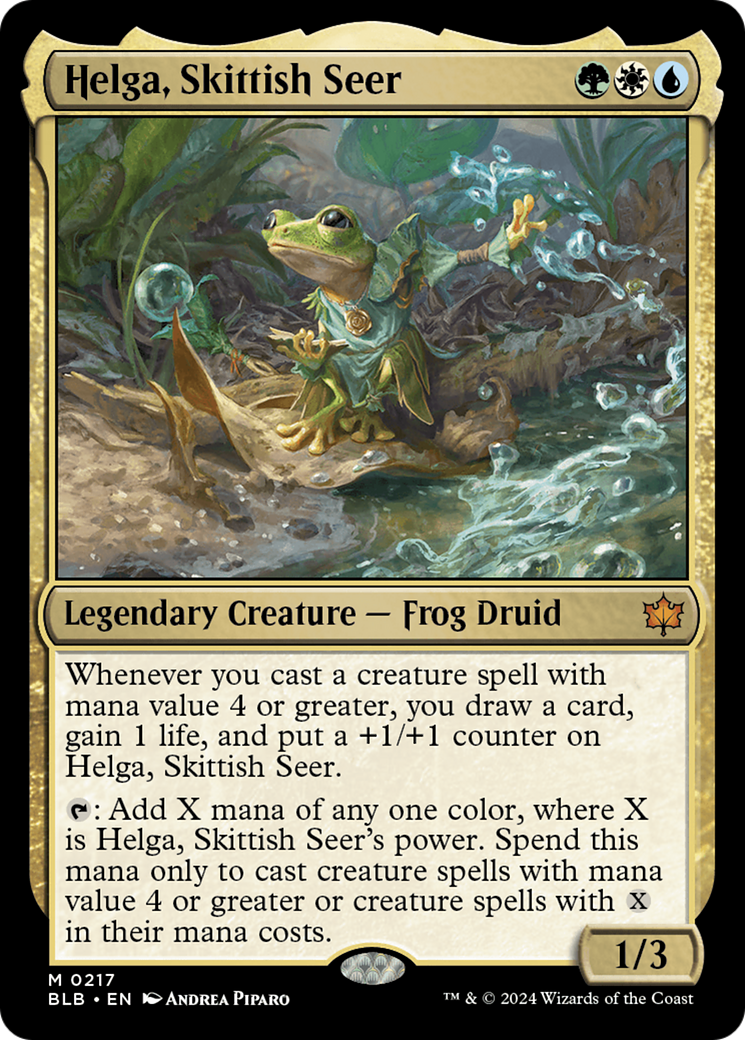 Helga, Skittish Seer [Bloomburrow] | The Clever Kobold