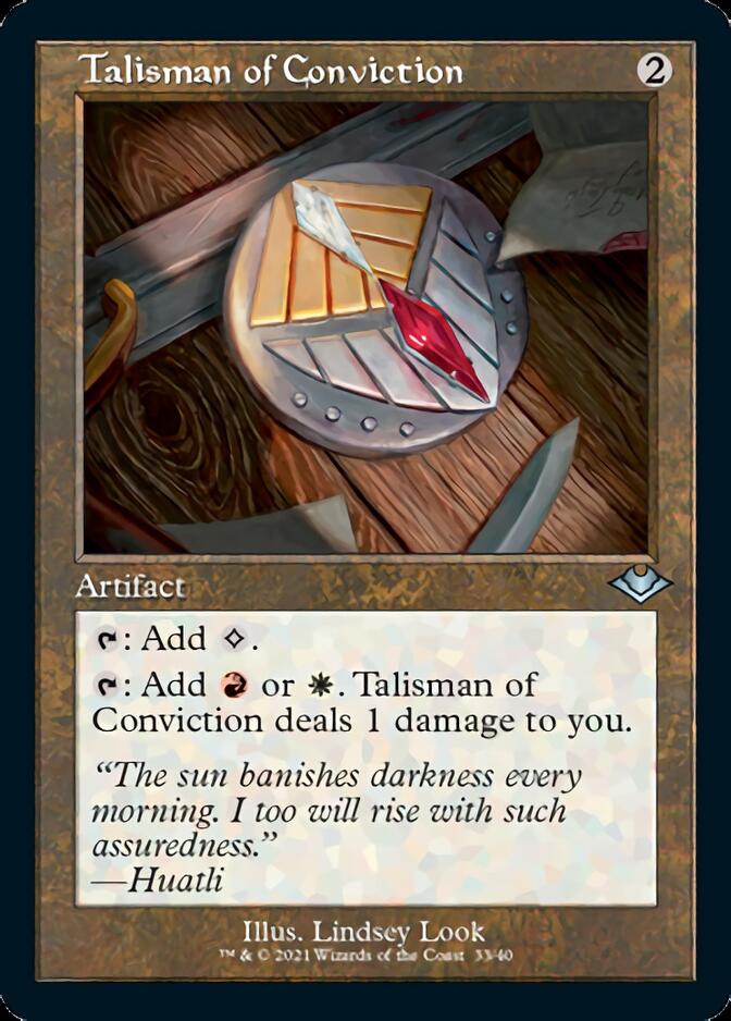 Talisman of Conviction (Retro) [Modern Horizons] | The Clever Kobold