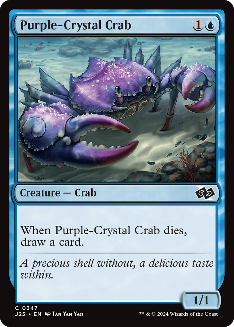 Purple-Crystal Crab [Foundations Jumpstart] | The Clever Kobold