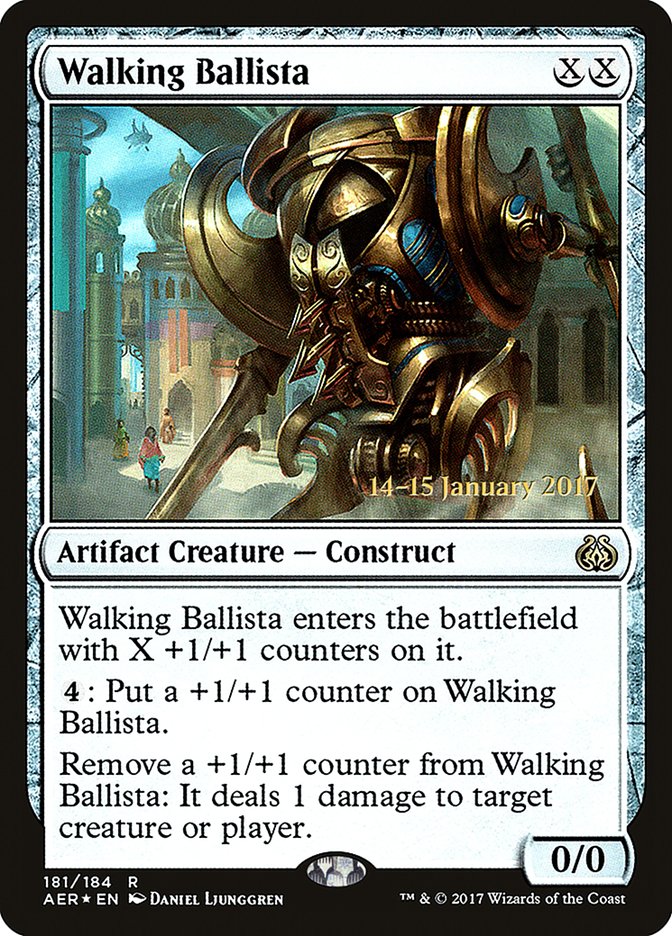 Walking Ballista [Aether Revolt Prerelease Promos] | The Clever Kobold