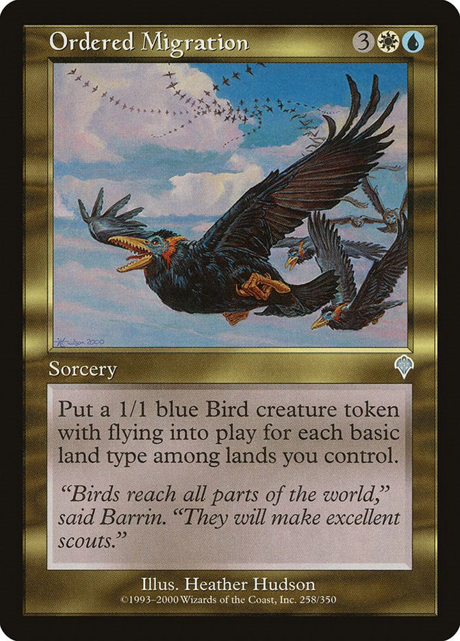Ordered Migration [INV - 258]