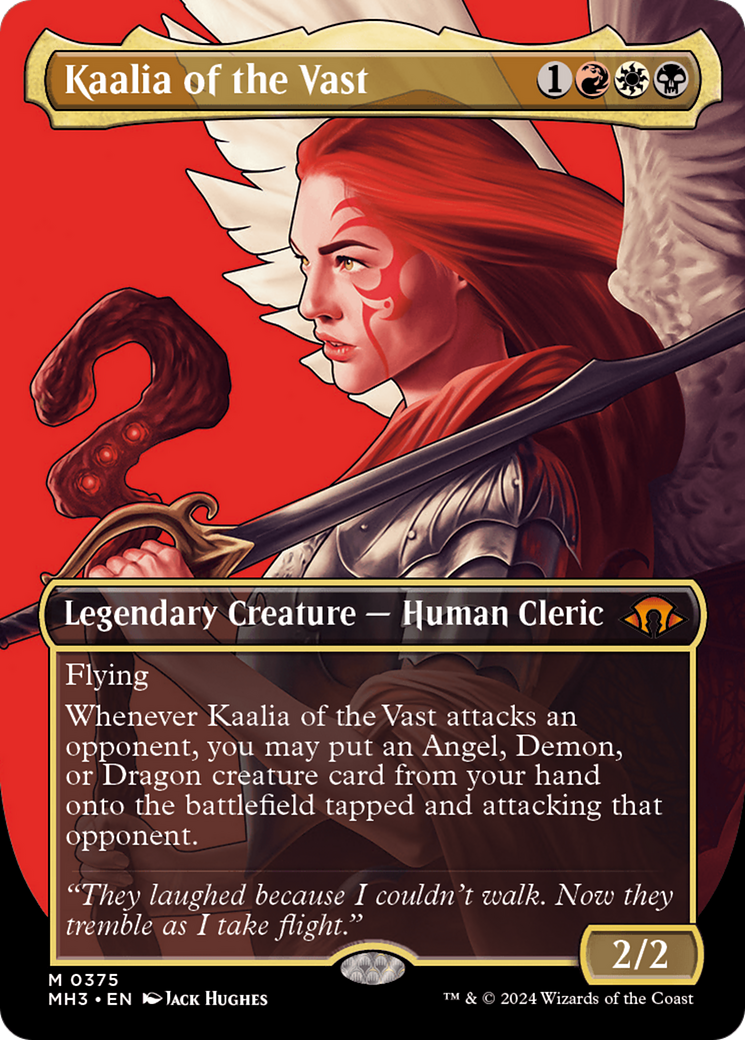 Kaalia of the Vast (Borderless) (0375) [Modern Horizons 3] | The Clever Kobold