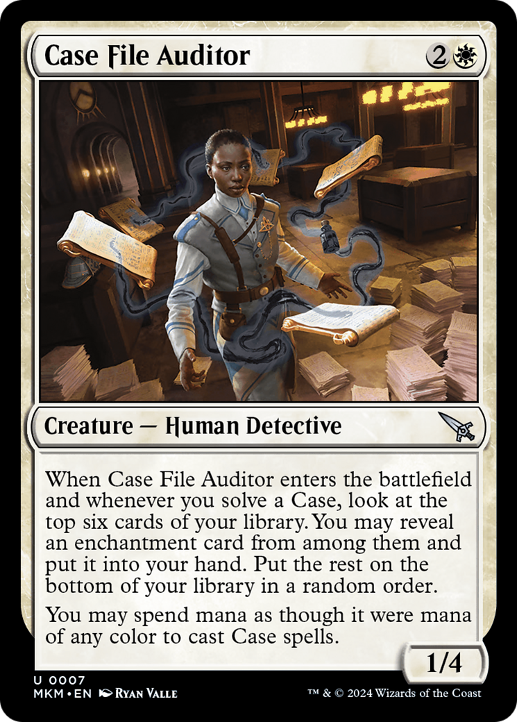 Case File Auditor (Black) [Murders at Karlov Manor] | The Clever Kobold