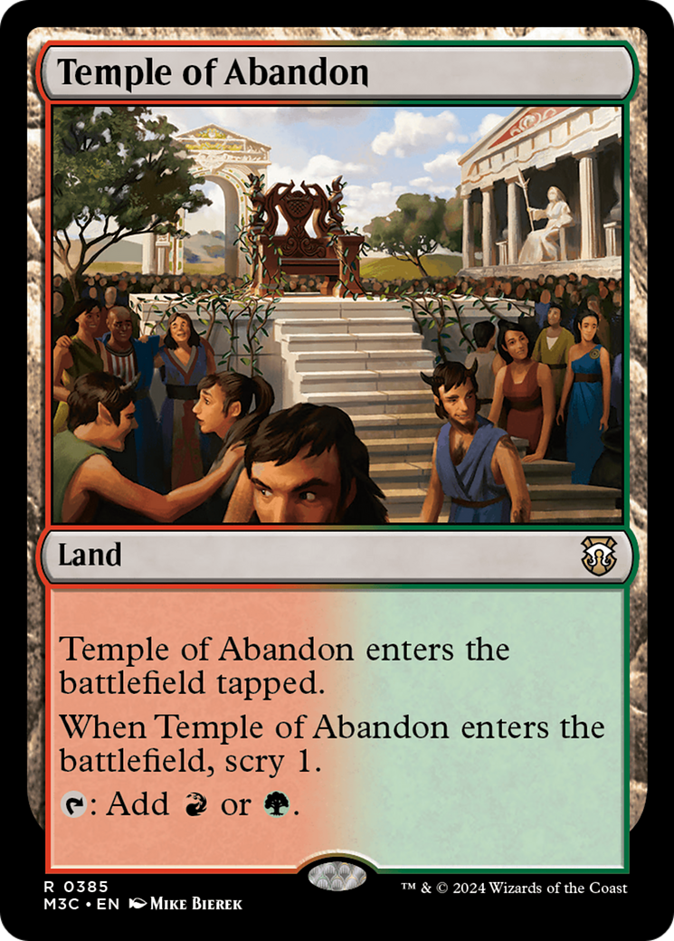 Temple of Abandon [Modern Horizons 3 Commander] | The Clever Kobold